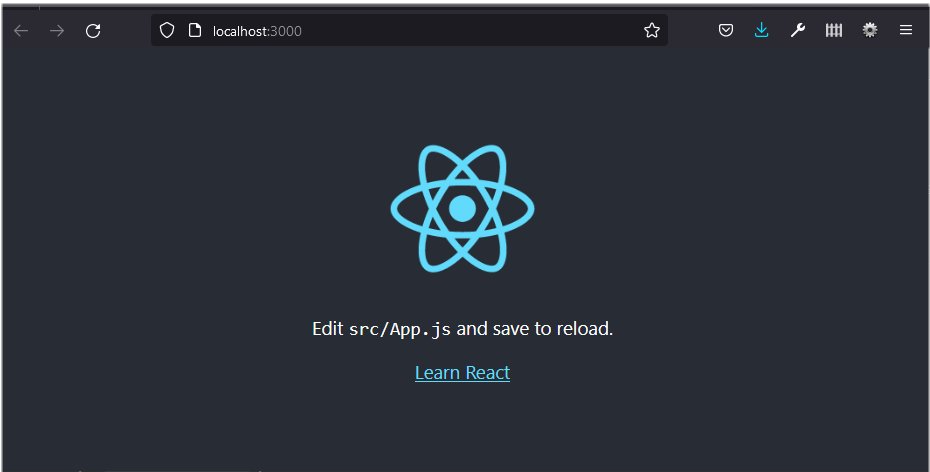 ReactJS sample screen