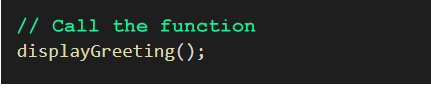 JavaScript function declaration calling