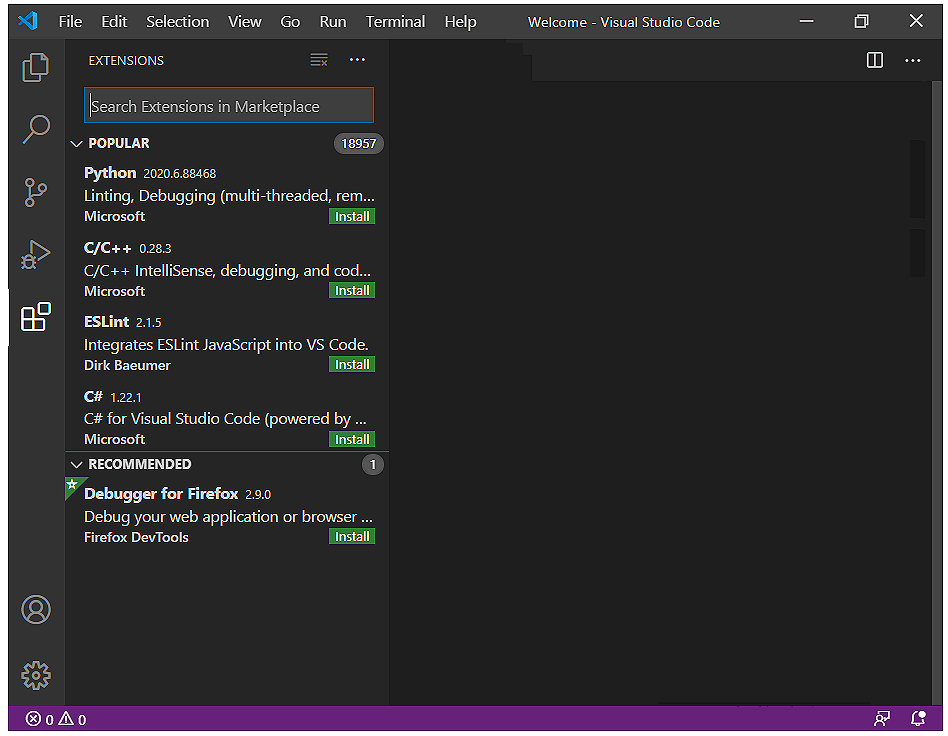 User Settings Microsoft Visual Studio Code