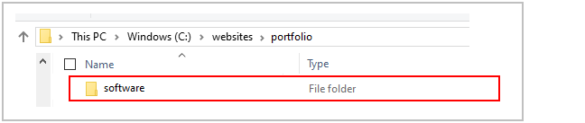 file-explorer-portfolio-project-folder