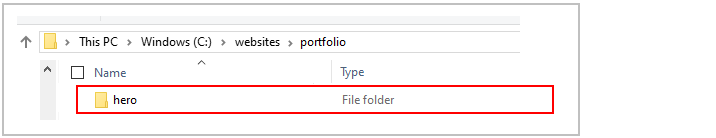 file-explorer-portfolio-project-folder