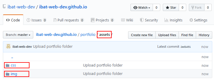 GitHub upload files